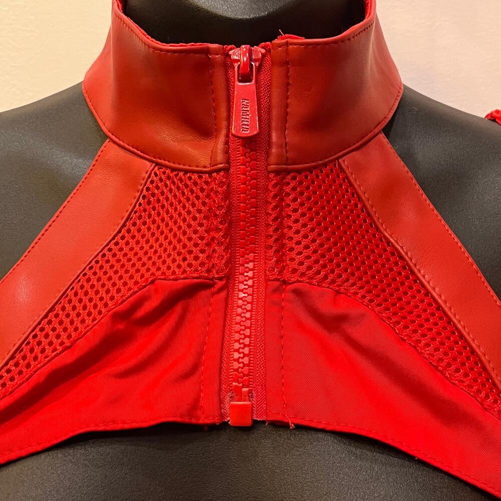 Dolls Kill x Namilia Red Neckholder Stretch Top L NWT - Picture 3 of 7